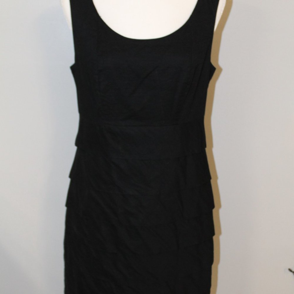 The Limited Black Ruffle Sheath Dress